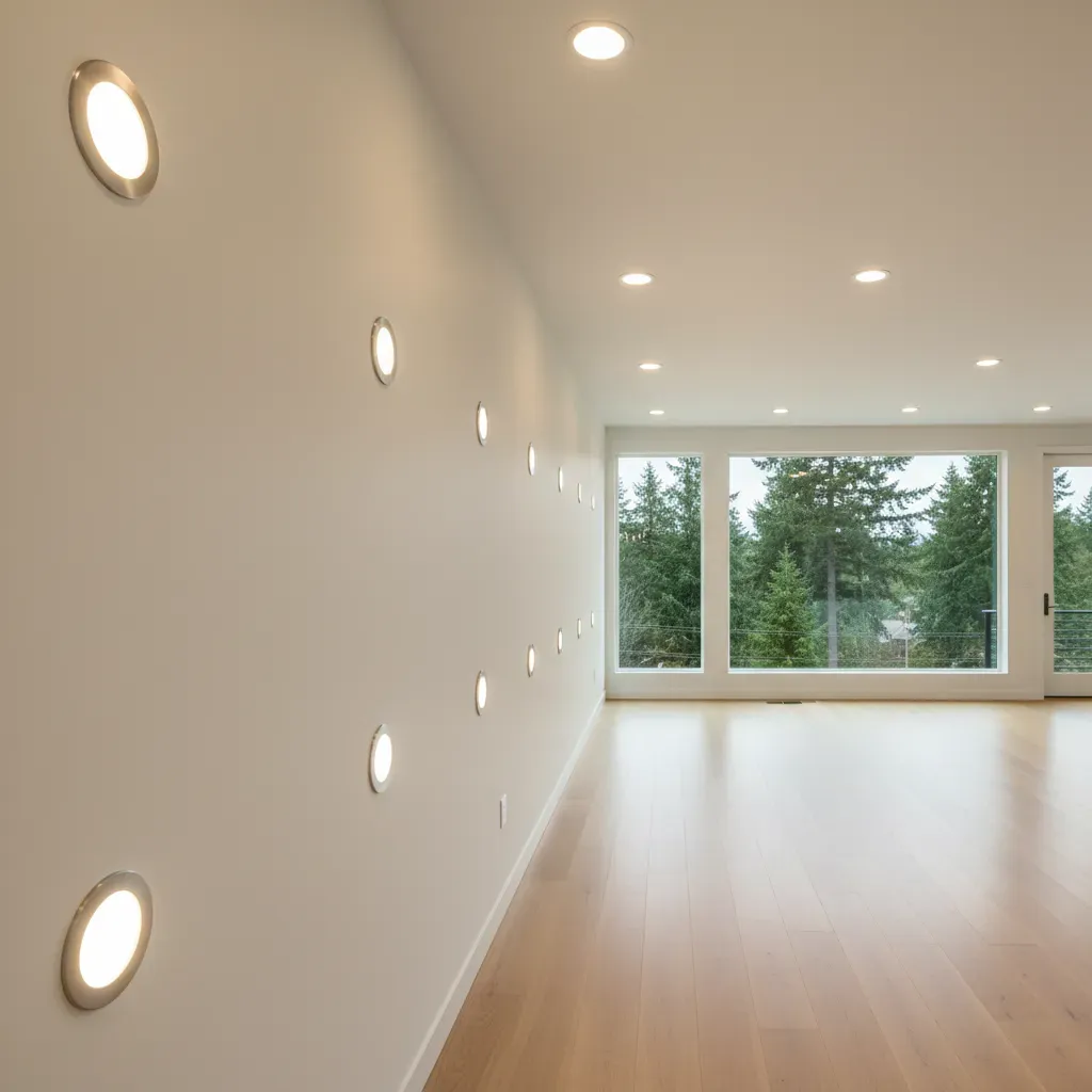 recessed lighting installation square